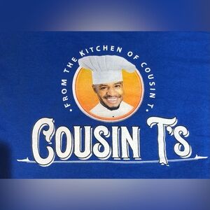 Gildan Heavy Cotton Blue Cousin T’s Pancakes T-Shirt Sz. 2XL